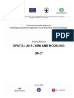 Spatial Analysis and Modeling GII-07