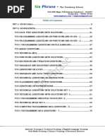 6phrase - 2019 - Tcs - C MCQ