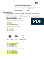 Prueba La Materia 4to Basico