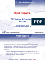 Weld Repairs