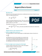 Magnetic Effects of Current PDF