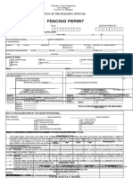 Fencing Permit