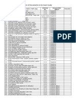 List of Documents To Be Kept Ready SSR Criterion I To IV 14-09-2019