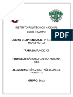 Proceso de Fundicion