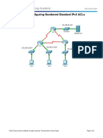 Configuring Numbered Standard IPv4 ACLs