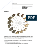 Laboratory Exercise No. - : EAT ALL YOU CAN Accompanying Lecture: EVOLUTION PATTERNS