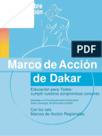 Foro Mundial Educ. para Todos-Dakar 2000