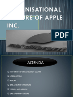 Organisational Culture of Apple Inc