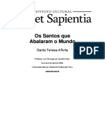 Os Santos Que Abalaram o Mundo Santa Teresa PDF