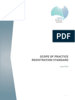 Dental Board Registration Standard Scope of Practice Registration Standard