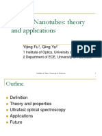 Carbon Nanotubes: Theory and Applications: Yijing Fu, Qing Yu