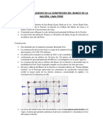 Materiales Utilizados en La Constrcion Del Banco de La Nación