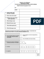 Health Facility Geographic Form