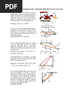 Boletín 2 - Equilibrio Del Sólido Rígido en El Plano