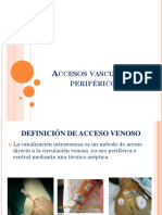 Accesos Vasculares Periféricos