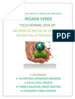 Informe Brigada Verde