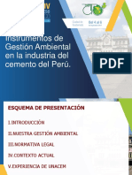 Instrumentos de Gestión Ambiental en La Industria Del Cemento Del Perú.