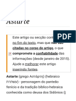 Astarte - Wikipédia, A Enciclopédia Livre