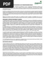 Contrato de Depósito A Plazo y Servicios Financieros Conexos