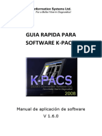 Guia Rapida para Software K - Pacs - Aplicacion de Software PDF