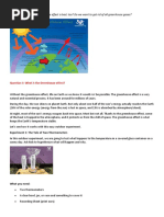 Do You Think That The Greenhouse Effect Is Bad, Too? Do We Want To Get Rid of All Greenhouse Gases?