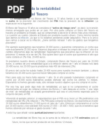 Cómo Se Calcula La Rentabilidad de Los Bonos Del Tesoro - Renta Fija y Divisas - Artículos de Bolsa