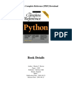 Python: The Complete Reference (PDF) Download