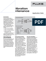 Fluke Loop Calibration and Maintenance An en BE