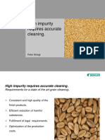 High Impurity Requires Accurate Cleaning.: Peter Striegl