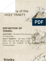 The Anatomy of The Holy Trinity