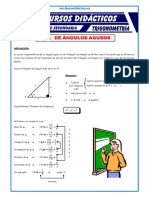 Razones Trigonométricas de Ángulos Agudos para Quinto de Secundaria