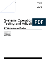 C7-Specifications Systems Operation Testing and Adjusting