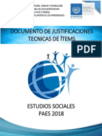 Documento de Justificación Estudios Sociales 2018 PDF