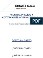 Costos Precios Cotizaciones 8