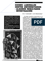 Condiciones Laborales Docente Universitario PDF