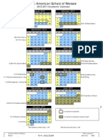 Academic Calendar 2010 2011