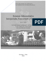 Estatuto Admistrativo Interpretado Ley 18834 2008 PDF