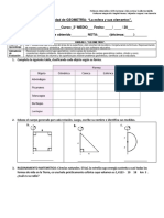 Evaluación Unidad de Geometría Esfera