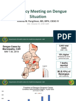 CAR Emergency Meeting On Dengue August 1, 2019