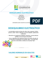 Desequilibrio Electrolitico