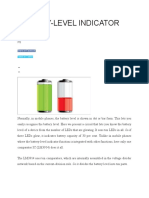 Battery-Level Indicator: Aniruddh K.S