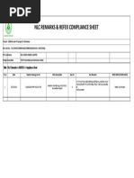 Title NLC Remarks & REFEX's Compliance Sheet