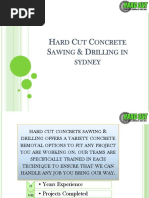 Hard Cut Concrete Sawing & Drilling