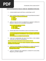 Banco de Preguntas Segundo Parcial Segundo Semestre 2017 1