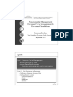 Fundamental Management: Revenue Cycle Management & Revenue Calculations