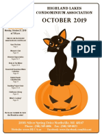 October 2019: Highland Lakes Condominium Association