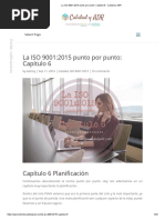 La ISO 9001 - 2015 Punto Por Punto - Capítulo 6 - Calidad y ADR