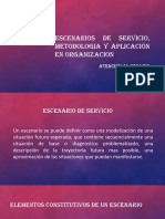 Escenarios de Servicio, Metodologia y Aplicación en