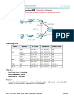 3.4.2.4 Packet Tracer - Configuring GRE - ILM Luis