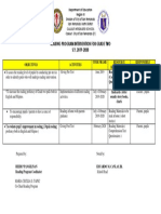 Reading Program Intervention For Grade Two S.Y. 2019-2020: Calulut Integrated School